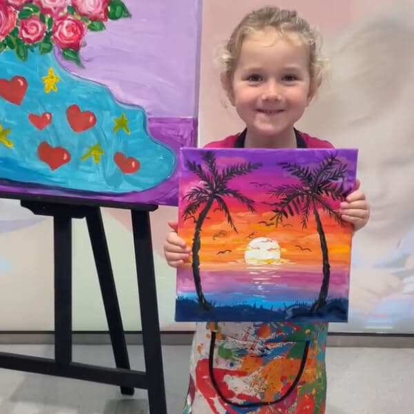 Private art session at home in Dubai