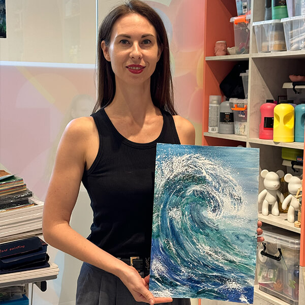 Corporate team building art event Dubai